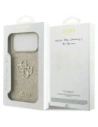 Etui Guess Fixed Glitter Big 4G do Apple iPhone 17 Pro Max złoty