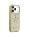 Etui Guess Fixed Glitter Big 4G do Apple iPhone 17 Pro złoty
