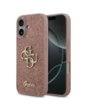 Etui Guess Fixed Glitter Big 4G do Apple iPhone 17 różowy