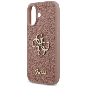 Etui Guess Fixed Glitter Big 4G do Apple iPhone 17 różowy