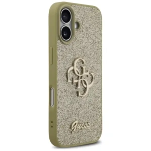 Etui Guess Fixed Glitter Big 4G do Apple iPhone 17 złoty