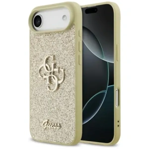 Etui Guess Fixed Glitter Big 4G do Apple iPhone Air złoty