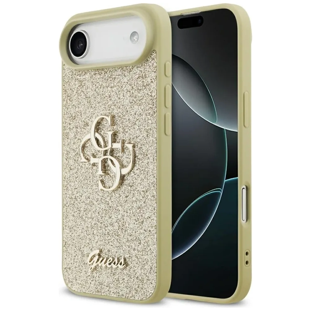 Etui Guess Fixed Glitter Big 4G do Apple iPhone Air złoty