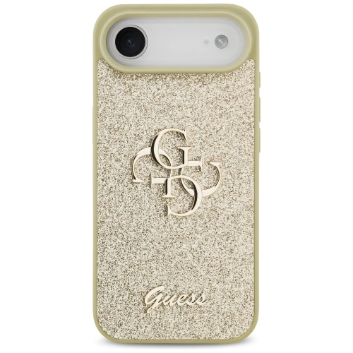 Etui Guess Fixed Glitter Big 4G do Apple iPhone Air złoty