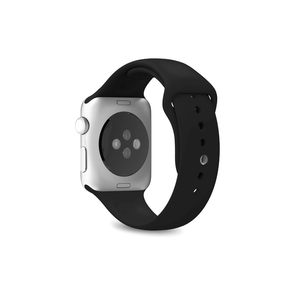 Hurtownia GSM - Elastický pásek PURO ICON Band Apple Watch 4/5/6/7/SE/8/9/10 40/41/42mm (S/M & M/L) (černý) - PUR081CL - {ean13} - Hurt