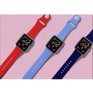 Elastyczny pasek PURO ICON Band Apple Watch 4/5/6/7/SE/8/9/10 40/41/42mm (S/M & M/L) (czarny)