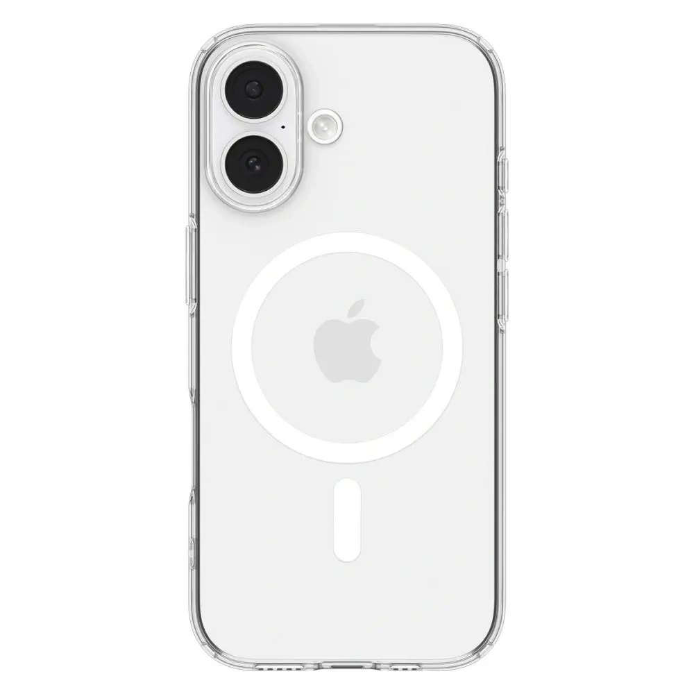Etui Spigen Liquid Crystal Mag MagSafe do Apple iPhone 17 Clear/white