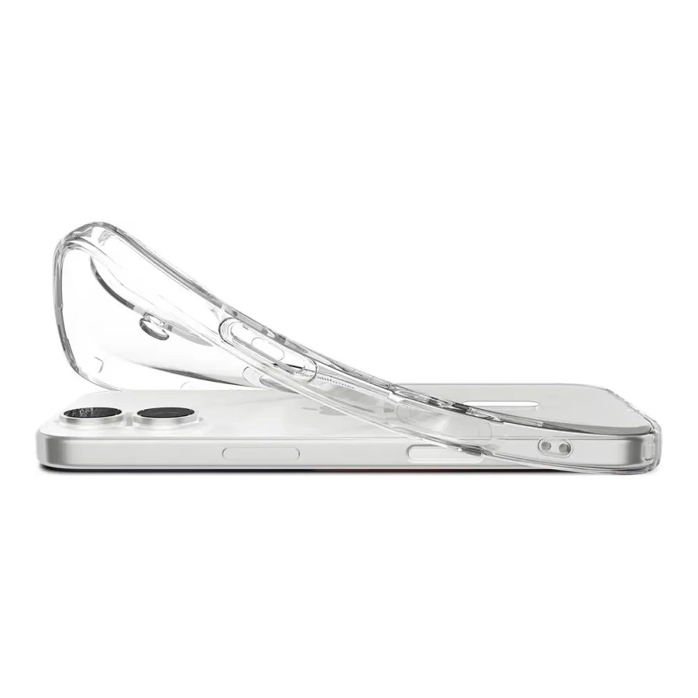 Etui Spigen Liquid Crystal Mag MagSafe do Apple iPhone 17 Clear/white