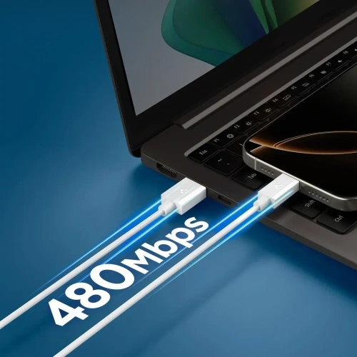 Kabel Spigen EB6010AC Essential USB-C Cable 60W 100cm White