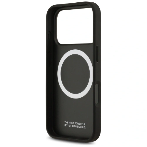 Etui BMW M Kevlar Lines & Logo MagSafe do Apple iPhone 17 Pro czarny