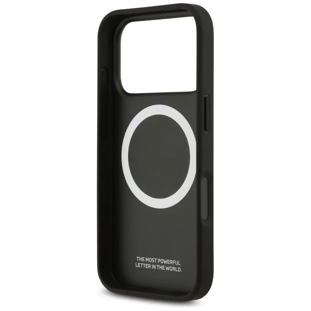 Etui BMW M Kevlar Lines & Logo MagSafe do Apple iPhone 17 Pro czarny