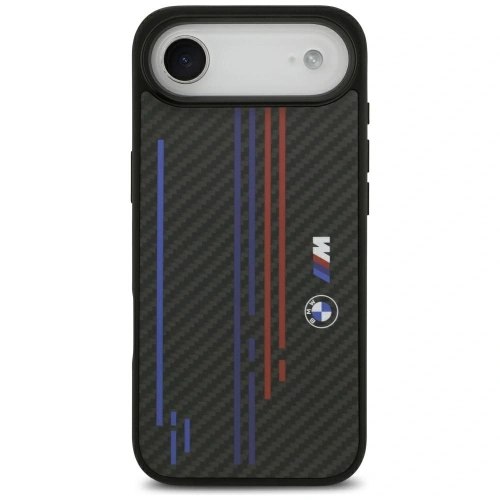 Etui BMW M Kevlar Lines & Logo MagSafe do Apple iPhone Air czarny