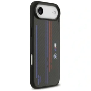 Etui BMW M Kevlar Lines & Logo MagSafe do Apple iPhone Air czarny