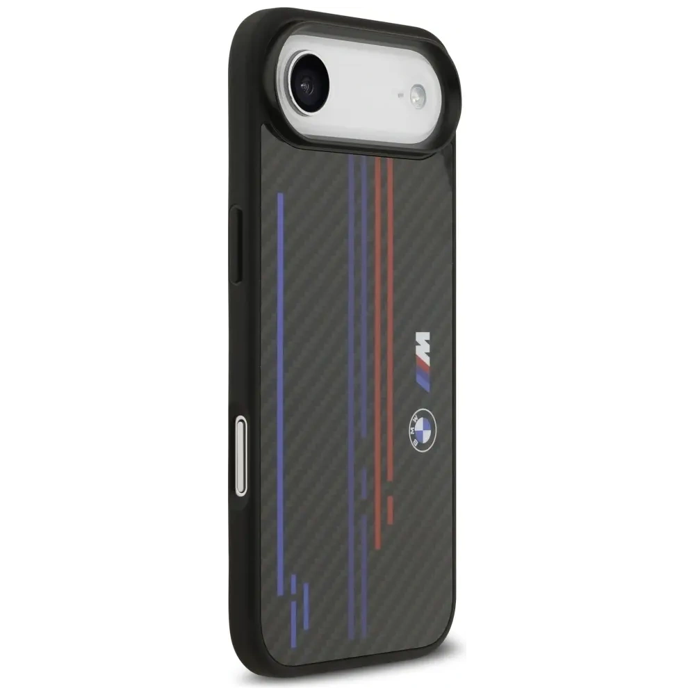 Etui BMW M Kevlar Lines & Logo MagSafe do Apple iPhone Air czarny