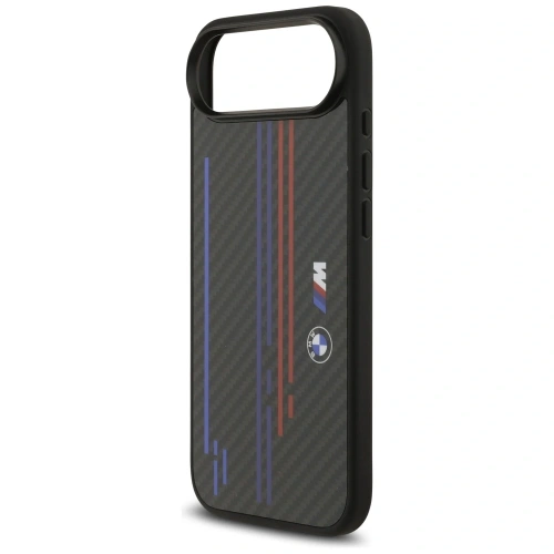 Etui BMW M Kevlar Lines & Logo MagSafe do Apple iPhone Air czarny