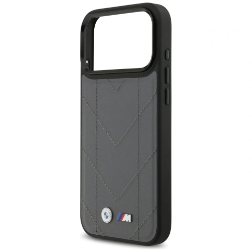 Etui BMW M Quilted Logo MagSafe do Apple iPhone 17 Pro Max antracyt