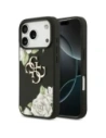 Etui Guess Grained Roses & Big 4G Logo do Apple iPhone 17 Pro czarny