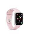 Rugalmas PURO ICON Band Apple Watch 4/5/6/7/SE/8/9/10 40/41/42mm (S/M & M/L) (homok rózsaszín)