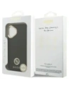 Etui Guess Grained Strass Logo MagSafe do Apple iPhone 17 czarny