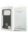Etui Guess Grained Strass Logo MagSafe do Apple iPhone 17 Pro czarny
