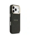 Etui Guess Peony Hot Stamp MagSafe do Apple iPhone 17 Pro czarny