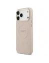 Etui Guess Peony Hot Stamp MagSafe do Apple iPhone 17 Pro Max różowy
