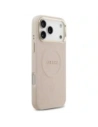 Etui Guess Peony Hot Stamp MagSafe do Apple iPhone 17 Pro Max różowy