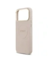 Etui Guess Peony Hot Stamp MagSafe do Apple iPhone 17 Pro Max różowy