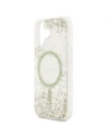 Etui Guess Resin Bottom Glitter MagSafe do Apple iPhone 17 złoty