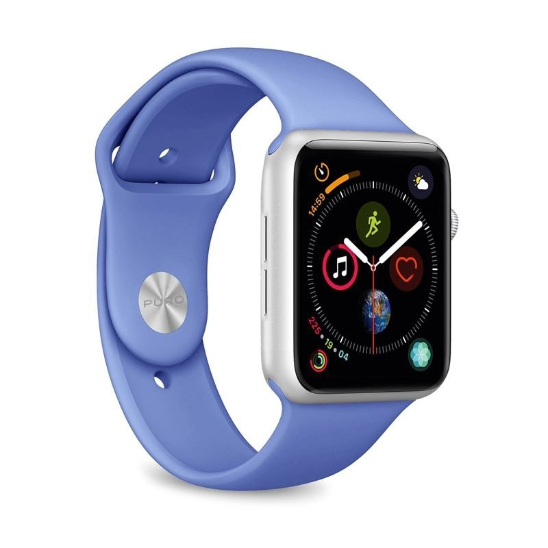 Puro Distributor - 8033830279461 - PUR086BLU - PURO ICON Apple Watch Band 42 / 44 mm (S/M & M/L) (blue) - B2B homescreen