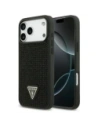 Etui Guess Rhinestone Triangle Logo do Apple iPhone 17 Pro Max czarny