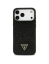 Etui Guess Rhinestone Triangle Logo do Apple iPhone 17 Pro Max czarny