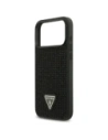 Etui Guess Rhinestone Triangle Logo do Apple iPhone 17 Pro Max czarny