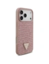 Etui Guess Rhinestone Triangle Logo do Apple iPhone 17 Pro Max różowy