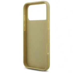 Etui Guess Rhinestone Triangle Logo do Apple iPhone 17 Pro Max złoty