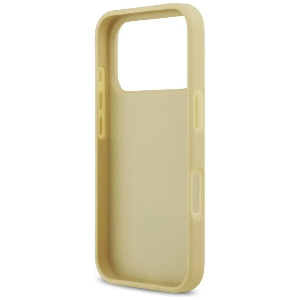 Etui Guess Rhinestone Triangle Logo do Apple iPhone 17 Pro złoty