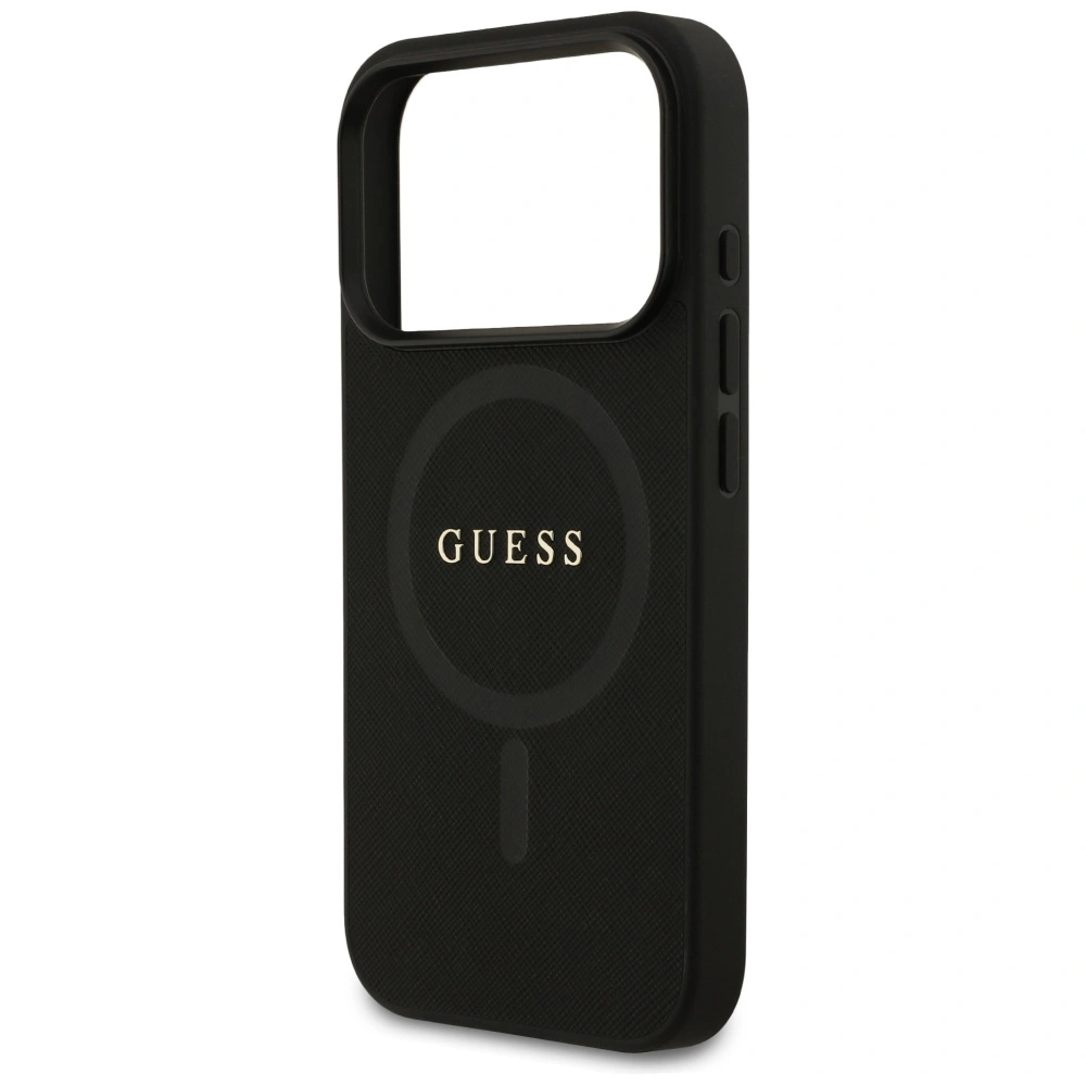 Kryt Guess Saffiano Classic Logo MagSafe Apple iPhone 17 Pro black