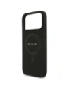 Etui Guess Saffiano Classic Logo MagSafe do Apple iPhone 17 Pro Max czarny