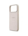 Etui Guess Saffiano Classic Logo MagSafe do Apple iPhone 17 Pro Max różowy