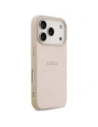 Etui Guess Saffiano Classic Logo MagSafe do Apple iPhone 17 Pro różowy