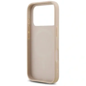 Etui Guess Saffiano Classic Logo MagSafe do Apple iPhone 17 Pro różowy