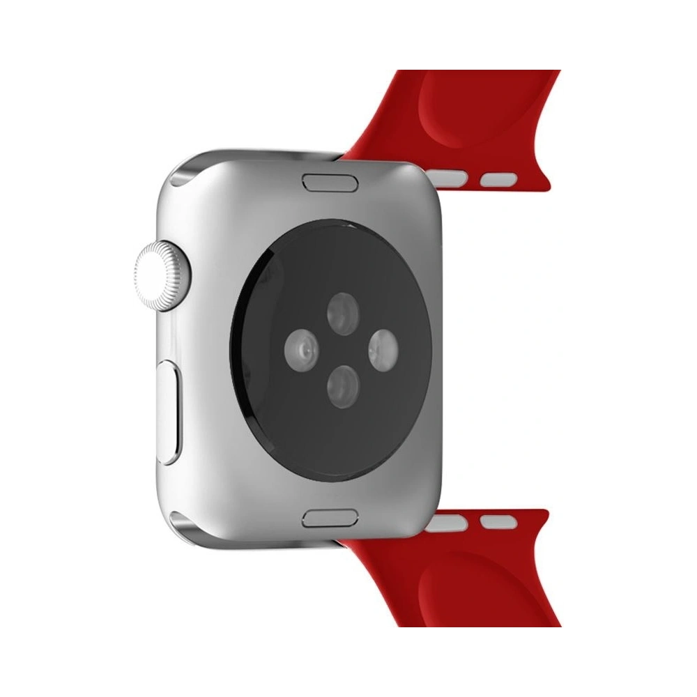 Hurtownia GSM - Elastický pásek PURO ICON Band Apple Watch 4/5/6/7/SE/8/9/Ultra 44/45/49mm (S/M & M/L) (červený) - PUR087RED - {ean13} - Hurt