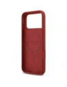 Etui Guess Silicone Script Metal Logo MagSafe do Apple iPhone 17 Pro Max magenta
