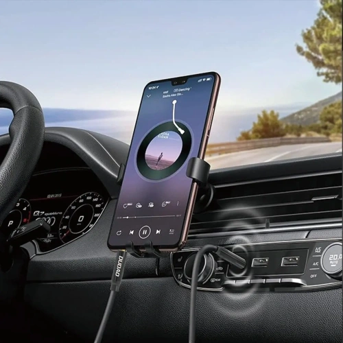 Kabel AUX DUDAO L12S mini jack 3.5mm 1m 3 polowy stereo czarny