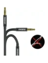 Kabel AUX DUDAO L12S mini jack 3.5mm 1m 3 polowy stereo czarny
