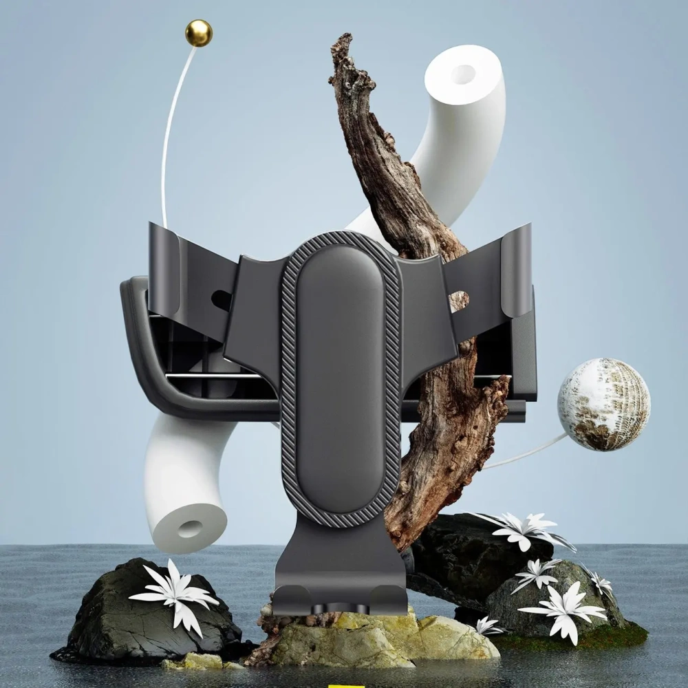 Uchwyt samochodowy do kratki DUDAO F7s czarny