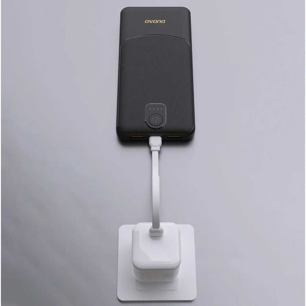 Powerbank DUDAO K10 10000mAh 2.4A 2xUSB-A biały