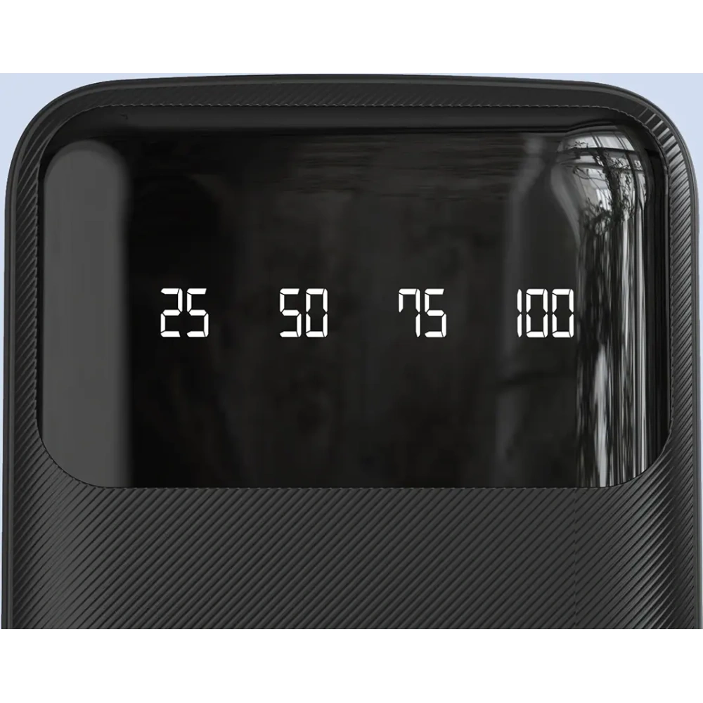 Powerbank DUDAO K6 Pro 10000mAh z kablem USB-A, USB-C, Lightning czarny