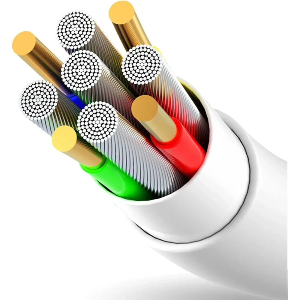 Kabel DUDAO L2T USB-A / USB-C 5A 1m biały