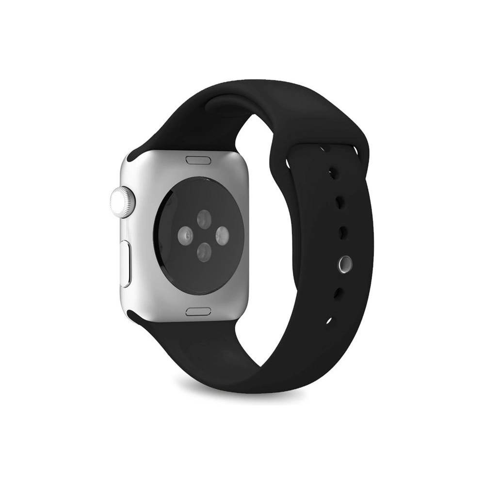Hurtownia GSM - Elastický pásek PURO ICON Band Apple Watch 4/5/6/7/SE/8/9/Ultra 44/45/49mm (S/M & M/L) (černý) - PUR089BLK - {ean13} - Hurt